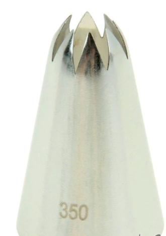 Изображение Насадка кондитерская №350 «Закрытая звезда 8 лучей»